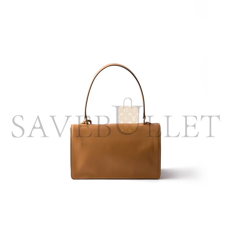 PRADA SOFT SOUND MEDIUM LEATHER SHOULDER BAG 1BN023 (28*16*10cm)